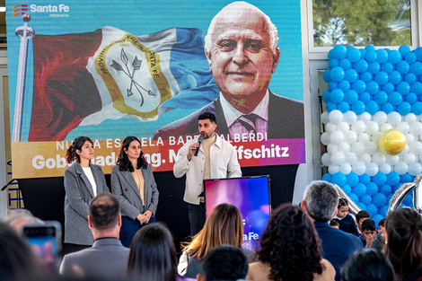 Los hijos de Lifschitz en la escuela. (Fuente: Prensa Gobernación Santa Fe)