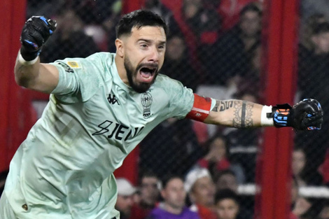 Hernán Galíndez, figura en la gloriosa tarde del sábado de Huracán