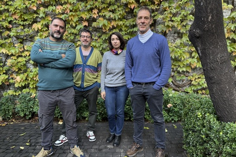 Carlos Castro, Gustavo Alonso, Gabriela Naso y Alejandro Vagnenkos, presentes en las Jornadas.
