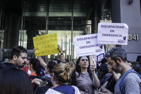 El paro de los prestadores de servicios de discapacidad será el jueves.  (Fuente: Jorge Larrosa)