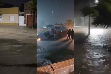 Fuerte temporal en Santa Fe: un muerto, destrozos, evacuados, inundaciones y clases suspendidas