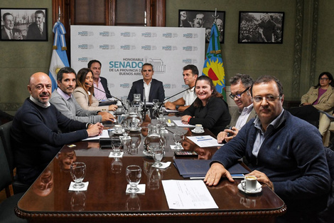 La Comisión de Presupuesto se reunió en el Senado. 