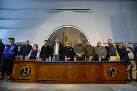 El consejo directivo de la CATT se reunió en la sede de la CGT.