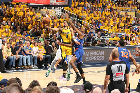 NBA: Indiana venció a New York y se puso a un triunfo de la final
