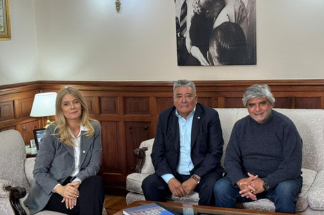 Verónica Magario, Julio Ledesma y Walter Correa.  (Fuente: Gentileza)