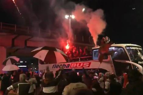La zona de Puente Saavedra, epicentro de los festejos del Calamar campeón