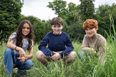 Arabella Stanton (Hermione Granger), Dominic McLaughlin (Harry Potter) y Alastair Stout (Ron Weasley) (Fuente: Redes sociales)