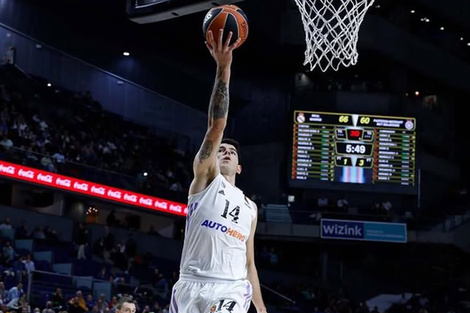 Gabriel Deck pegó el salto a Madrid desde San Lorenzo. Se formó en Quimsa. (Fuente: Redes sociales)