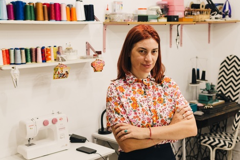 Anita Q se convirtió en influencer de la moda lenta. (Fuente: Gentileza)