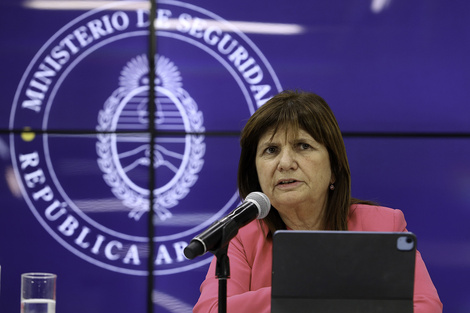Patricia Bullrich, ministra de Seguridad
