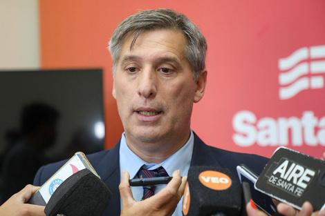 Ministro de Economía de Santa Fe, Pablo Olivares. (Fuente: Prensa Gobernación Santa Fe)