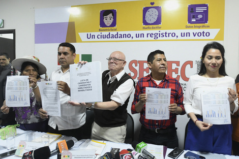Sin la presencia de Evo Morales, Bolivia tendrá diez candidatos presidenciales