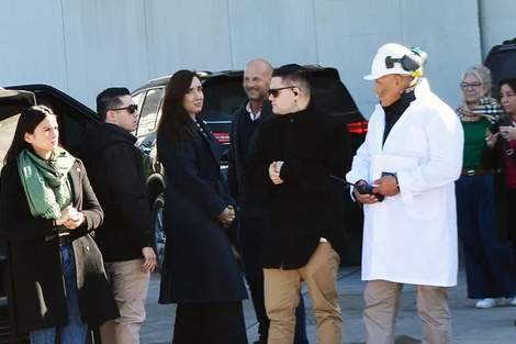La vicepresidenta, de sorpresa, en Saladillo. 