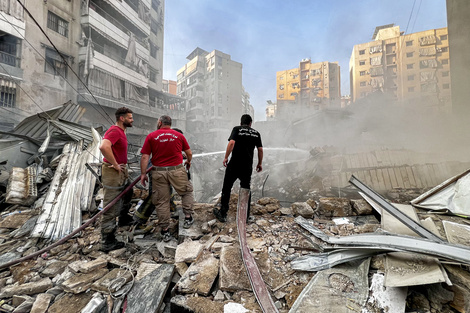 Israel lanzó sus peores bombardeos contra Líbano en los últimos seis meses