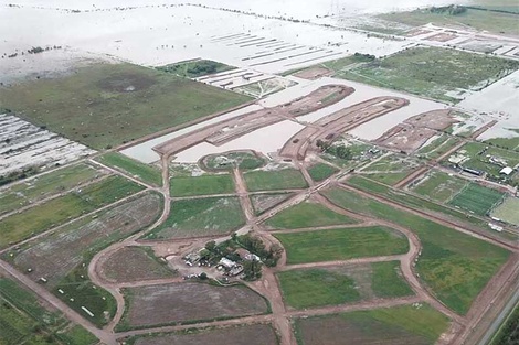 El área del loteo fue calificada como "inviable" para urbanización.  (Fuente: Archivo Rosario12)