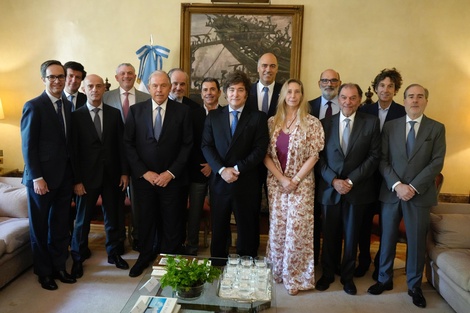Milei se reunió con empresarios en España