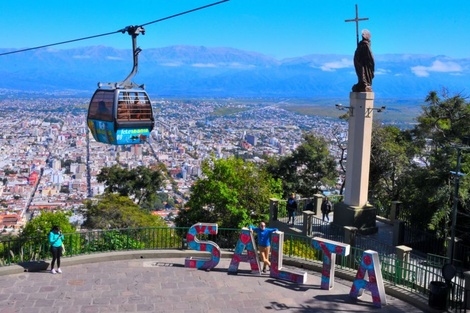 Teleférico de la ciudad de Salta