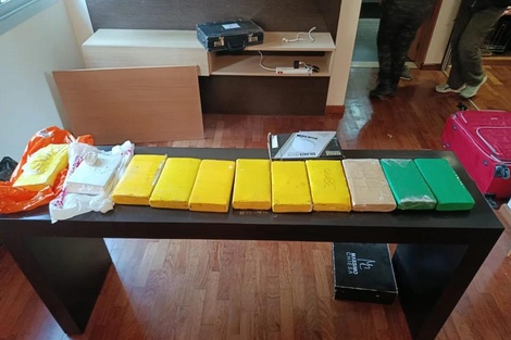 En una casa de Roldán donde se secuestró la droga, detuvieron a dos personas.  (Fuente: Imagen web)