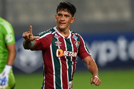 El argentino Germán Cano, goleador de Flu (Fuente: AFP)