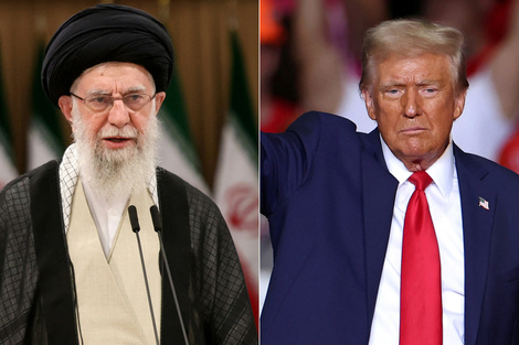 Alí Jameneí,líder supremo de Irán y Donald Trump,presidente de Estados Unidos.