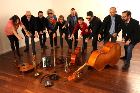El grupo donde la improvisación es ley.  (Fuente: Archivo)