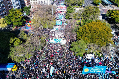 La emoción de Cynthia García tras la marcha por Cristina Kirchner: "Vamos a volver"