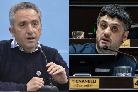 Andrés Larroque y Facundo Tignanelli analizaron el día después del acto en Plaza de Mayo.  (Fuente: Imagen web)
