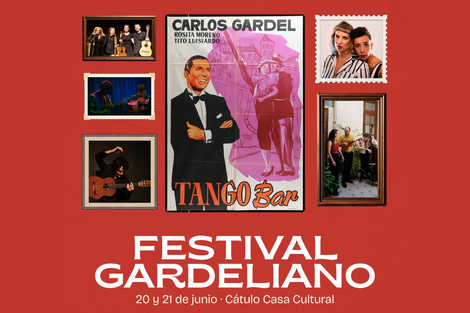Este viernes y sábado se realizan en Cátulo Casa Cultural el Festivan Gardeliano