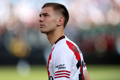 Mastantuono juega sus últimos partidos en River