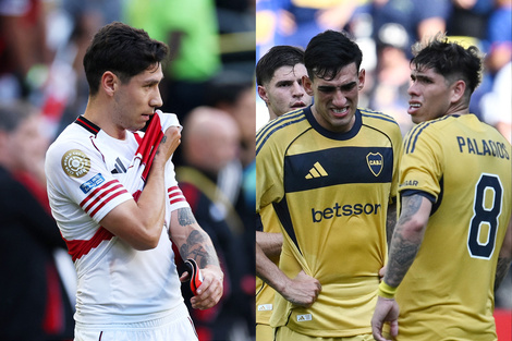 River y Boca, de distintas maneras, pero con el mismo final amargo  (Fuente: Archivo)