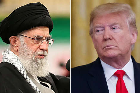 El líder supremo de Irán, Ali Jamenei, y el presidente de Estados Unidos, Donald Trump. (Fuente: Archivo)