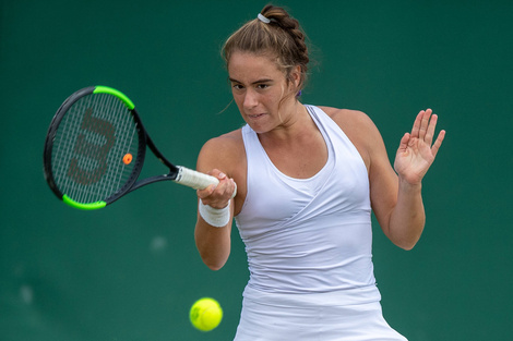 Solana Sierra, de eliminada a segunda ronda en dos horas