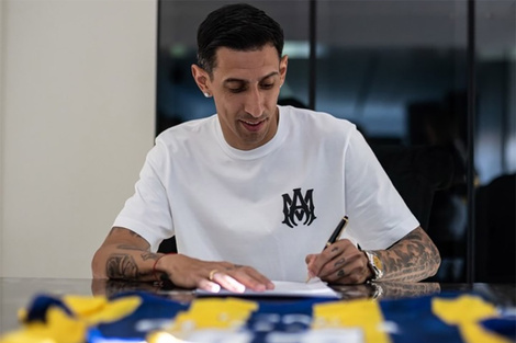 Angel Di María tendrá un recibimiento especial en el Gigante de Arroyito. (Fuente: Archivo)