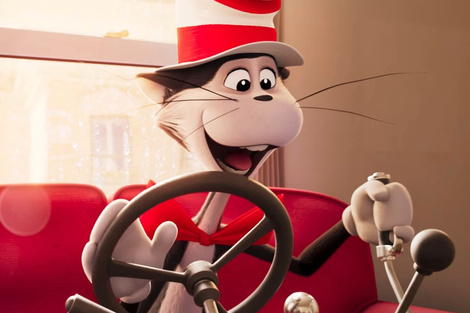 "El gato con sombrero": la película animada con Bill Hader estrena su primer adelanto 
