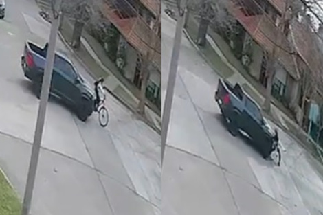 Mar del Plata: una camioneta atropelló a una joven ciclista y se fugó