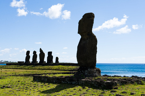El probema de la basura en las playas de la Isla de Pascua