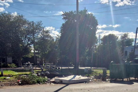 Así está la plaza de barrio Alvear. (Fuente: Gentileza)