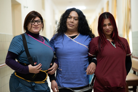 Maia Antesana, Yenifer Franco Pereira y Luciana Méndez. (Fuente: Eugenia Kais)