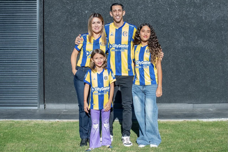 Di María y familia ya están en su casa de Funes. (Fuente: Imagen web)