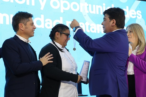 Fernando Espinoza y Axel Kicillof, contra la motosierra de Milei: "Un día de festejo"