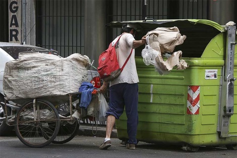 Los ingresos cartoneros están congelados desde agosto de 2024 y la importación de residuos detonó el mercado. (Fuente: Archivo)