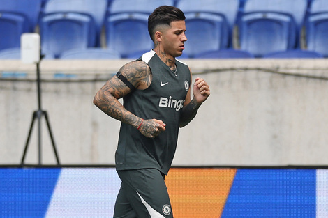 Enzo Fernándes busca otro título con el Chelsea (Fuente: AFP)