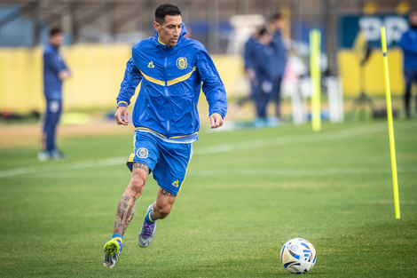 Di María, impecable con la pilcha de Central. (Fuente: Prensa)