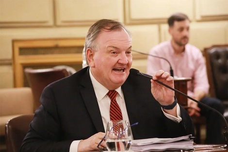 El senador radical Felipe Michlig ocupará la presidencia.  (Fuente: Archivo Rosario12)