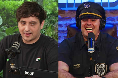 Fran Fijap y gordo Dan, los tuiteros preferidos de Javier Milei. (Fuente: Capturas de video)
