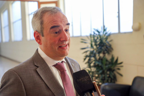 El Fiscal de Estado, Domingo Rondina se reunió ayer con la Corte. (Fuente: Prensa Gobernación Santa Fe)