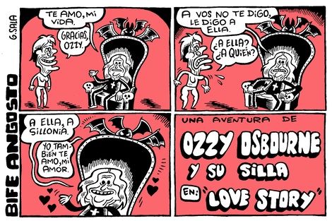 Ozzy Osbourne y su silla