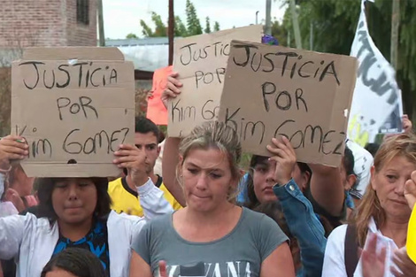 La familia de Kim Gómez pide justicia por el crimen de la niña de 7 años.
