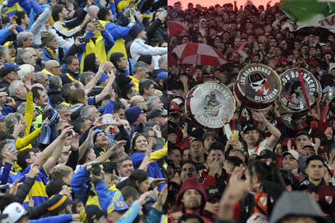 Los hinchas de ambos equipos sólo se ven en la Copa Argentina