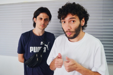 Santiago Bercini y Lucas Salvadori, del grupo Rock Nacional (Foto: Ariel Valeri) (Fuente: Archivo)